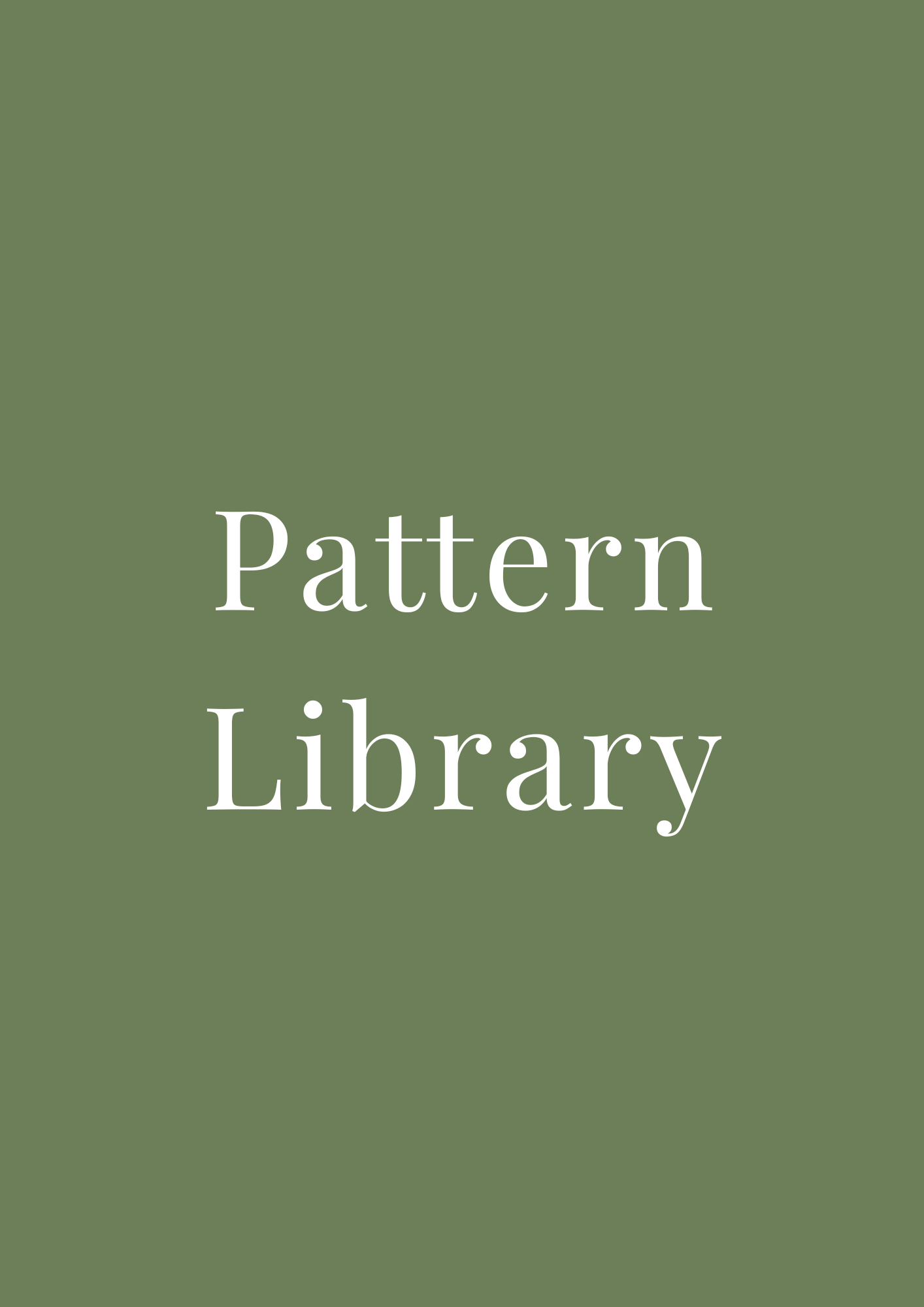 Pattern Library