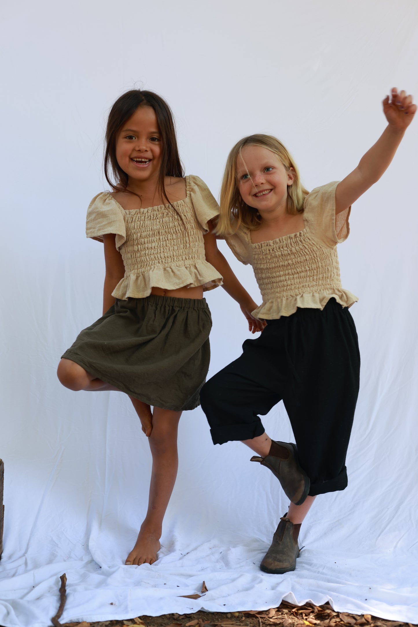 FAIRY TRAIL SKIRT SAMPLE - DARK GREEN