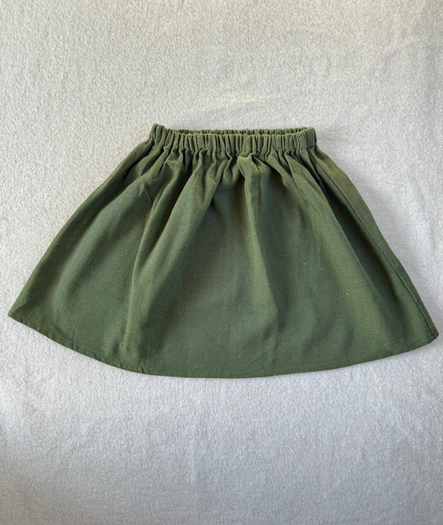 FAIRY TRAIL SKIRT SAMPLE - DARK GREEN