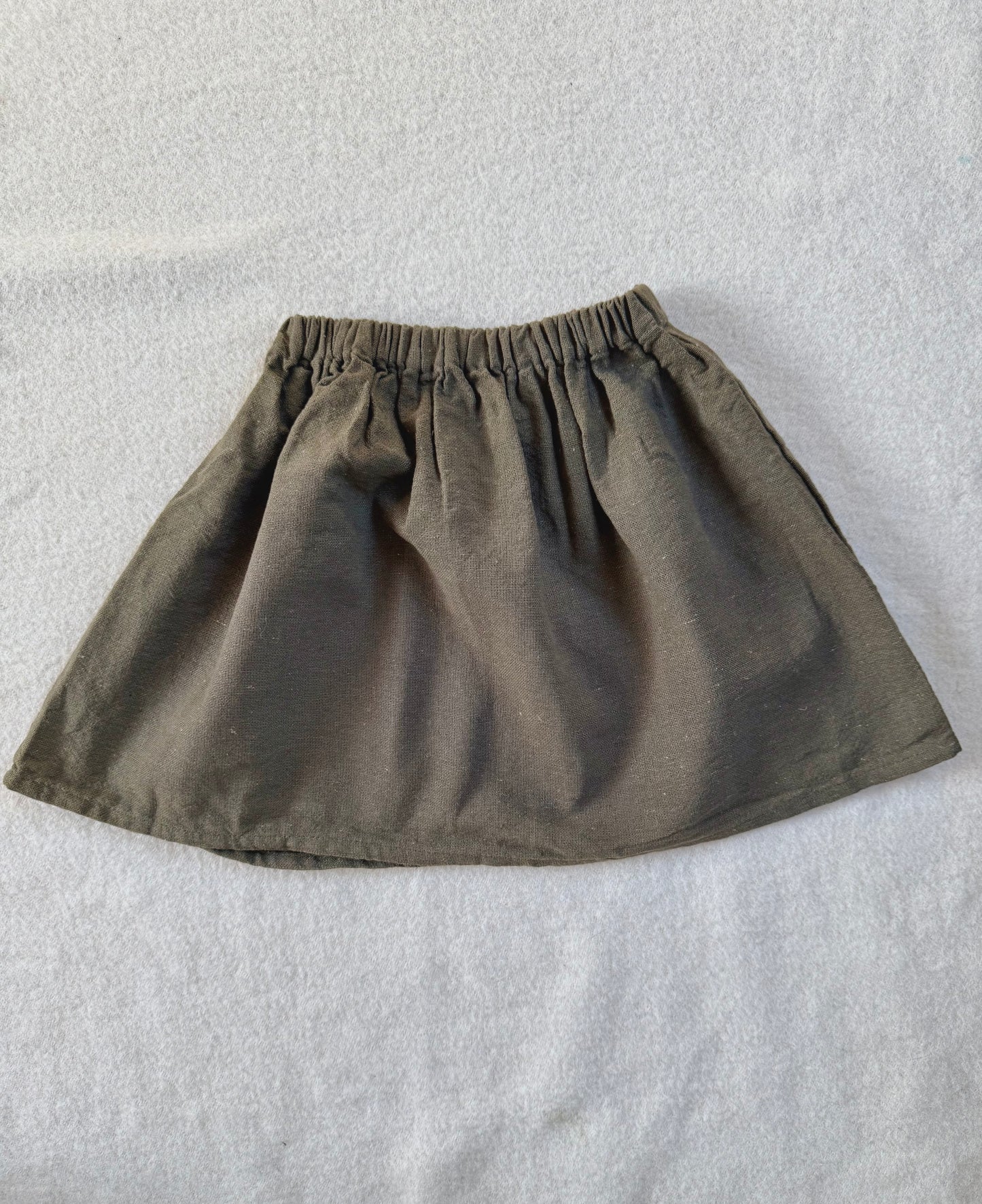 FAIRY TRAIL SKIRT SAMPLE - DARK GREEN