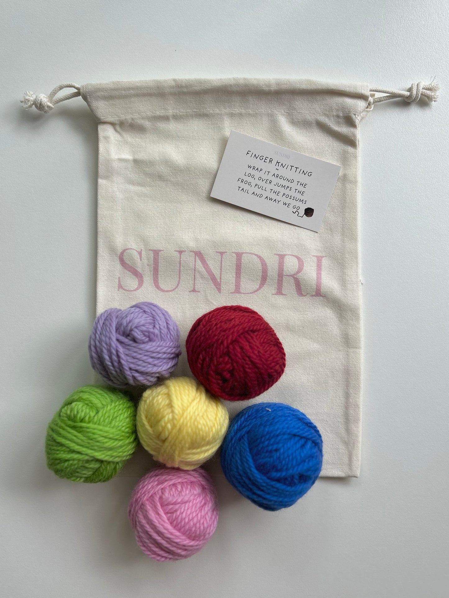 Finger Knitting for Little Hands