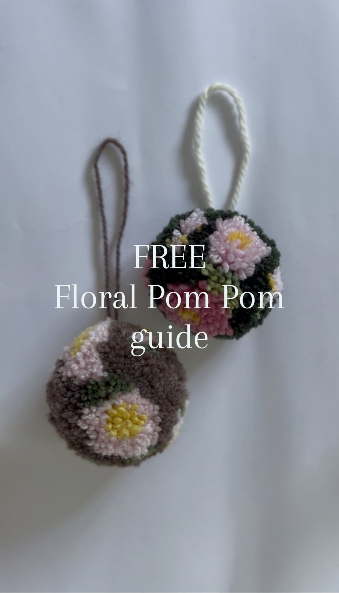 Floral Pom Pom - Free Guide