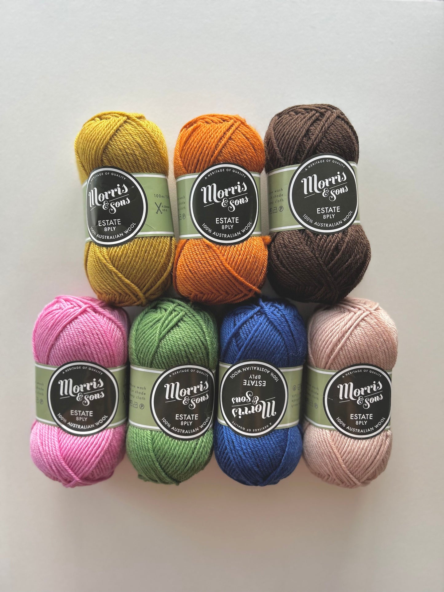 100% Australian Wool - Dark Dijon