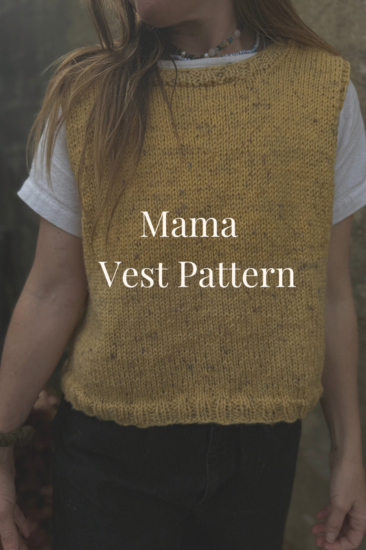 Mama Vest - Knitting Pattern (PDF Download)