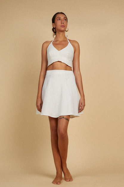 FRANKI SKIRT - WHITE