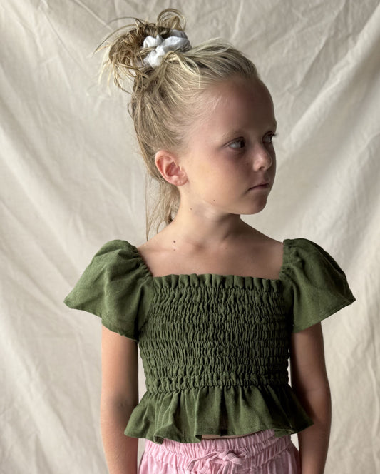 FAIRY TRAIL TOP - GREEN