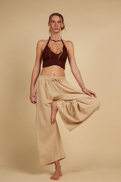 HONEY HALTER TOP - BLACK