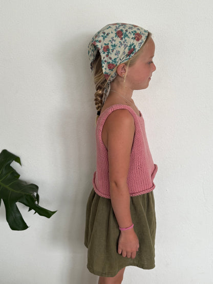 Bloom Crop - Knitting Pattern (PDF Download)