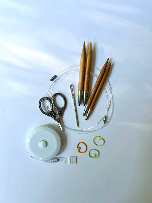 Knit your First Kids' Vest - Beginner Course + Needle Kit