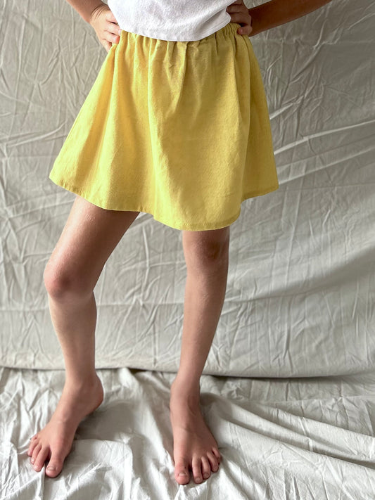 FAIRY TRAIL SKIRT - YELLOW