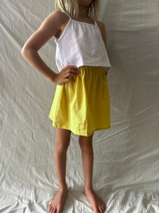 FAIRY TRAIL SKIRT SAMPLE - YELLOW