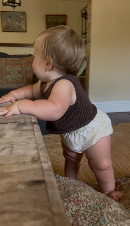 Bloom Crop - Knitting Pattern (PDF Download)