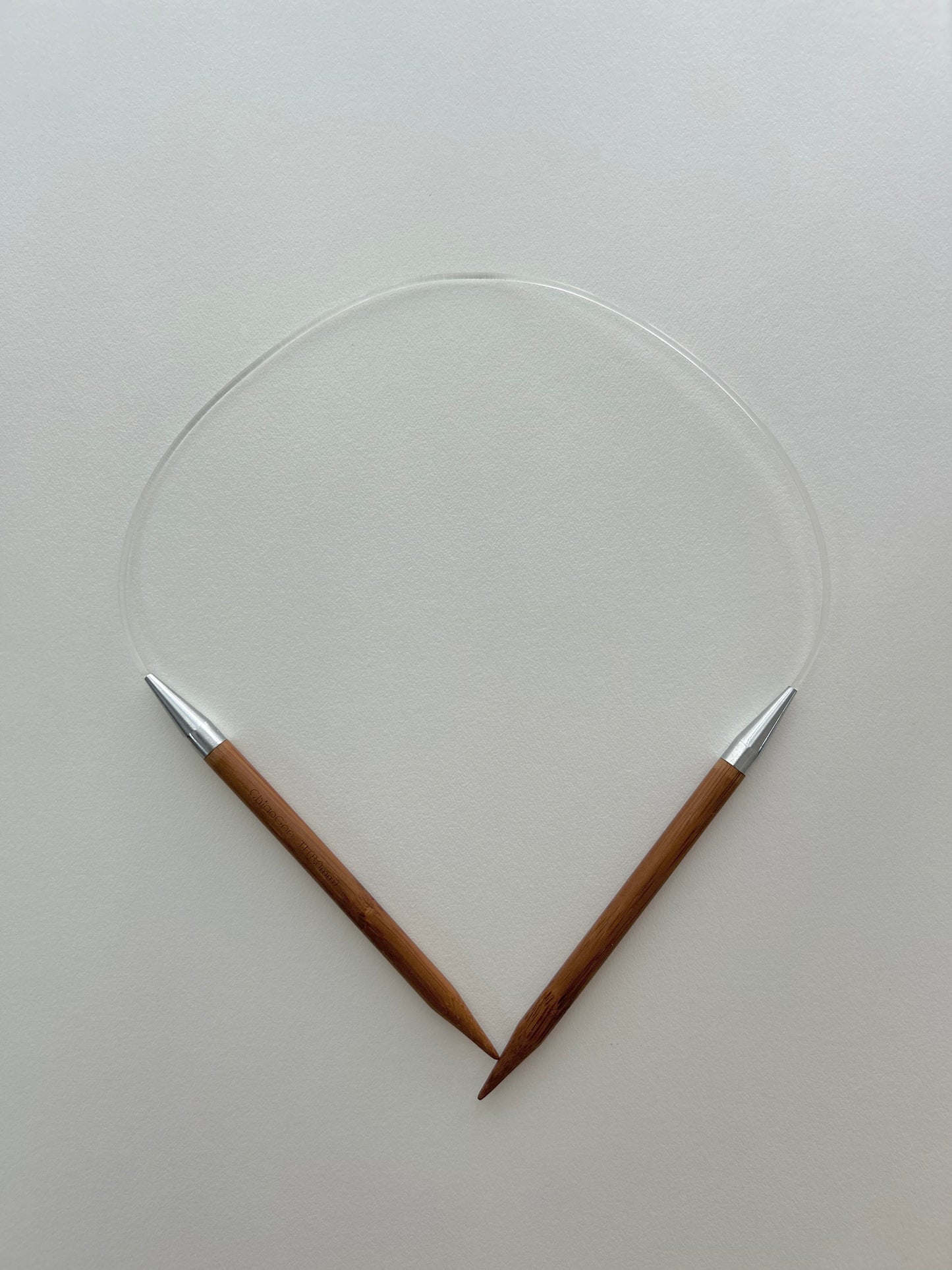Fixed Bamboo Circular Needles - 8mm (60cm)