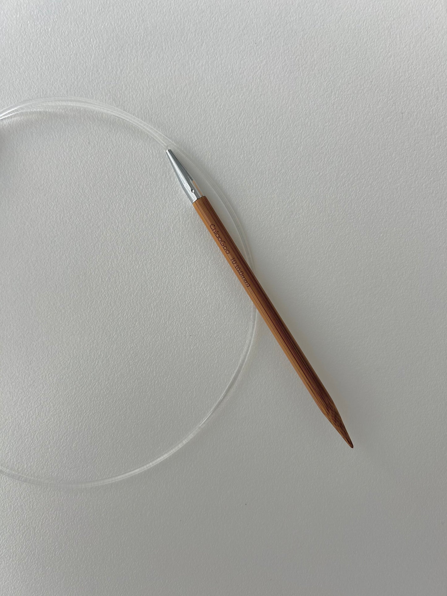 Fixed Bamboo Circular Needles - 6mm (80cm)