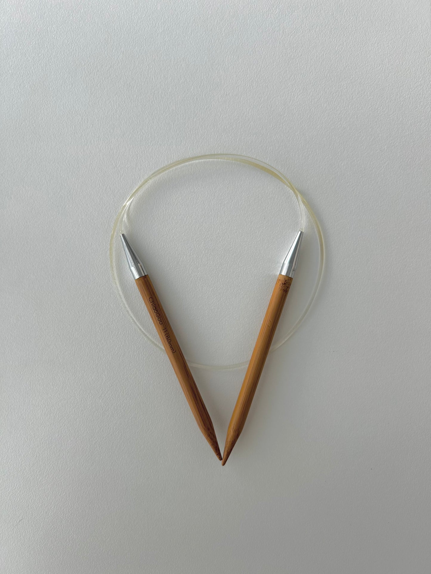Fixed Bamboo Circular Needles - 8mm (80cm)