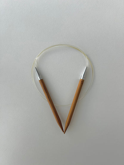 Fixed Bamboo Circular Needles - 8mm (80cm)