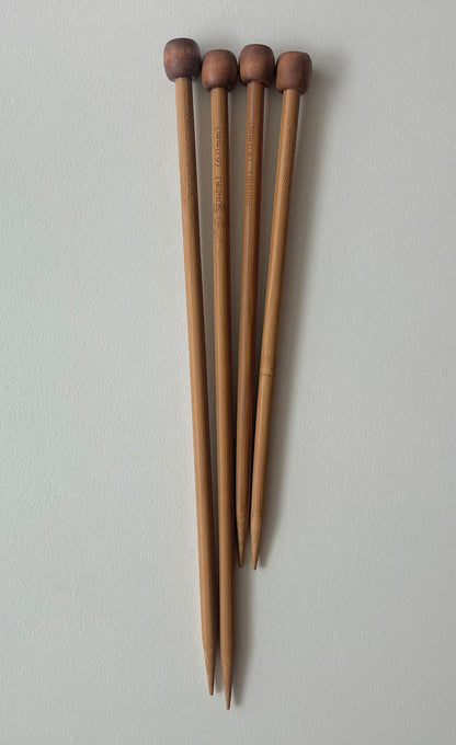 Single Point Knitting Needles — 6mm (18cm)