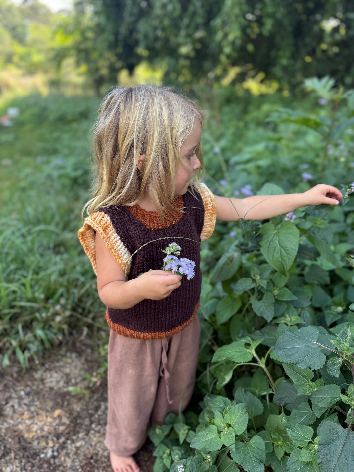 Knit your First Kids' Vest - Beginner Course + Needle Kit