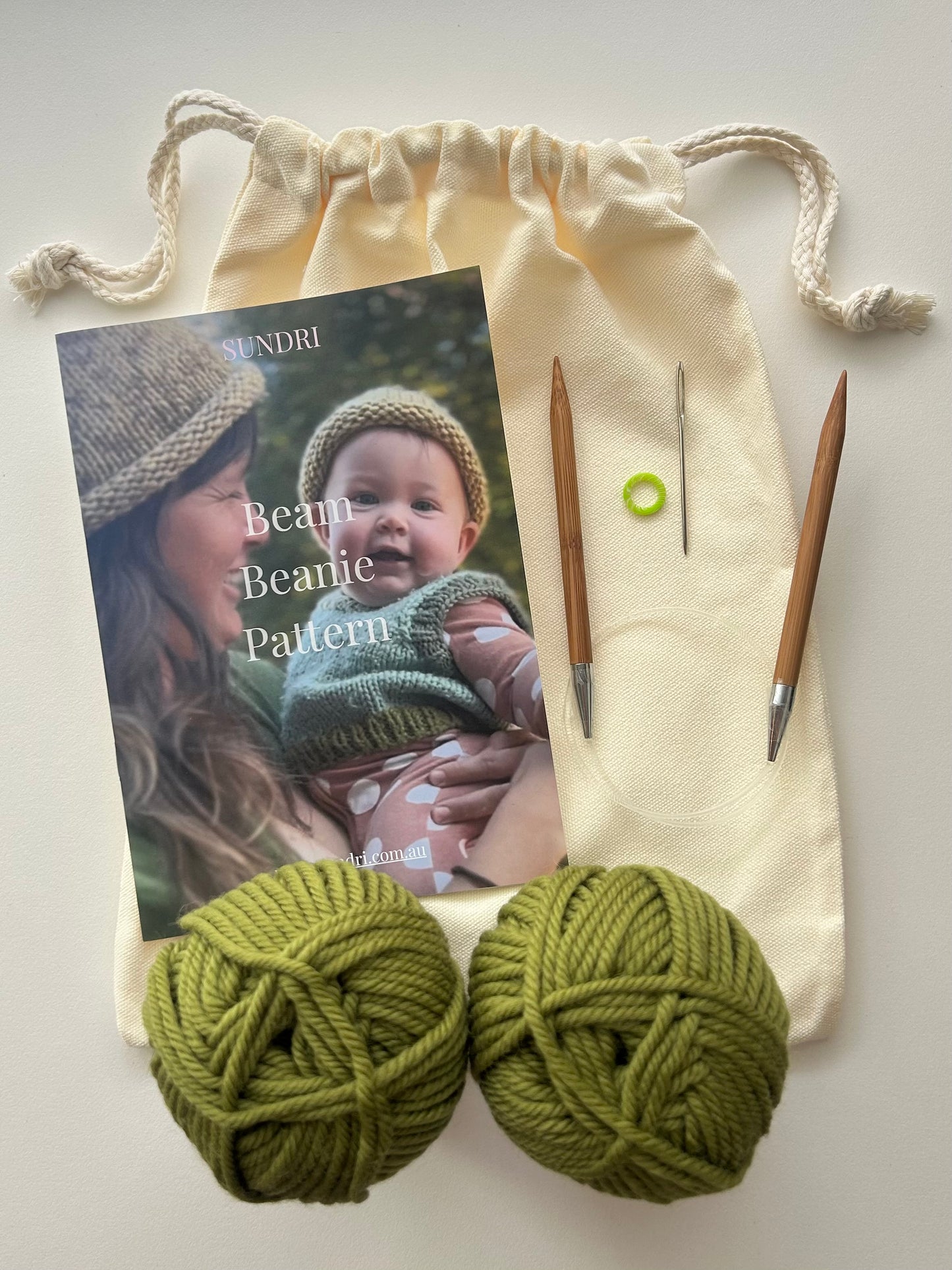 An Intro to knitting ~ Beam Beanie Starter Kit