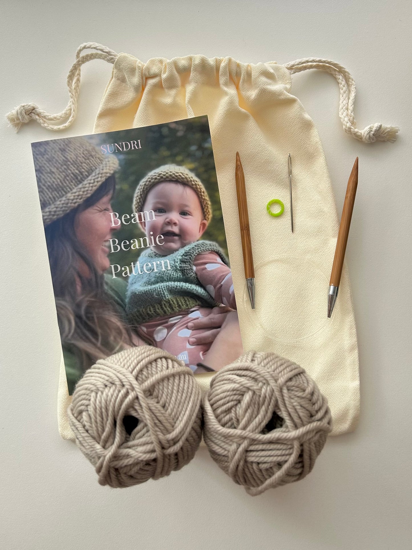 An Intro to knitting ~ Beam Beanie Starter Kit