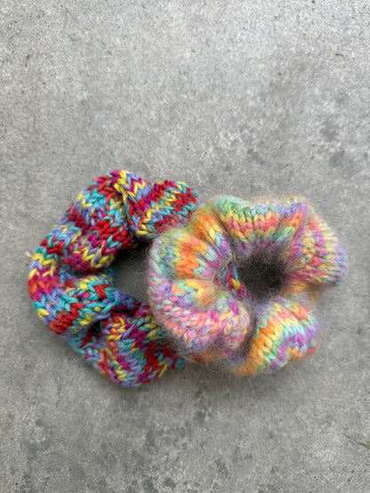 Scrappy Scrunchie - Free Knitting Pattern
