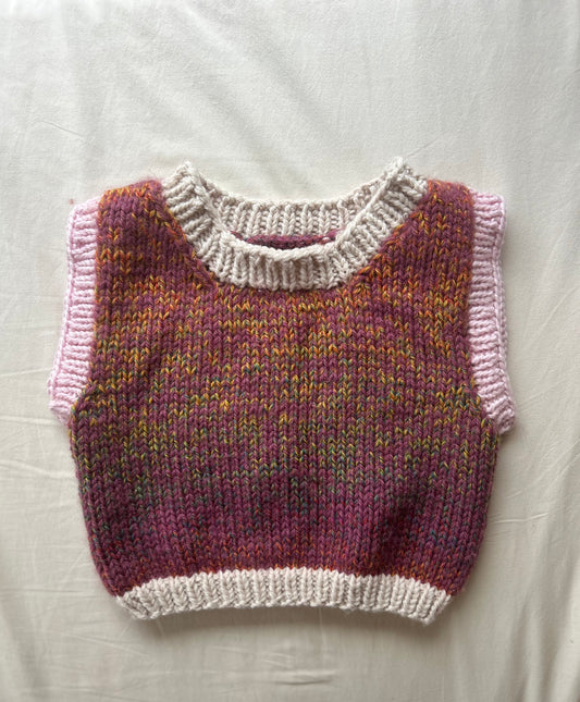 Embrace Vest - Purple Pansy (size 3-4)