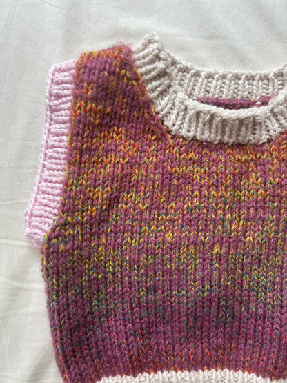 Embrace Vest - Purple Pansy (size 3-4)