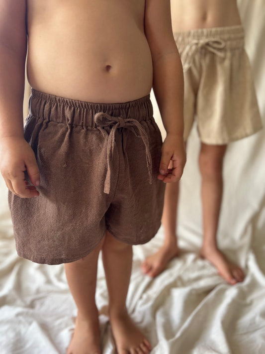 BRUNSWICK SHORTS - BROWN