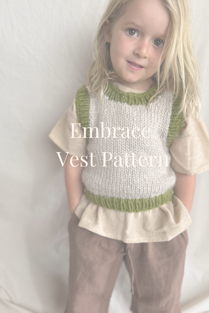Embrace Vest - Knitting Pattern (PDF Download)