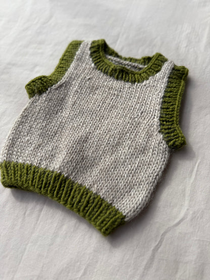 Embrace Vest - Moss & Cloud (Size 1-2)