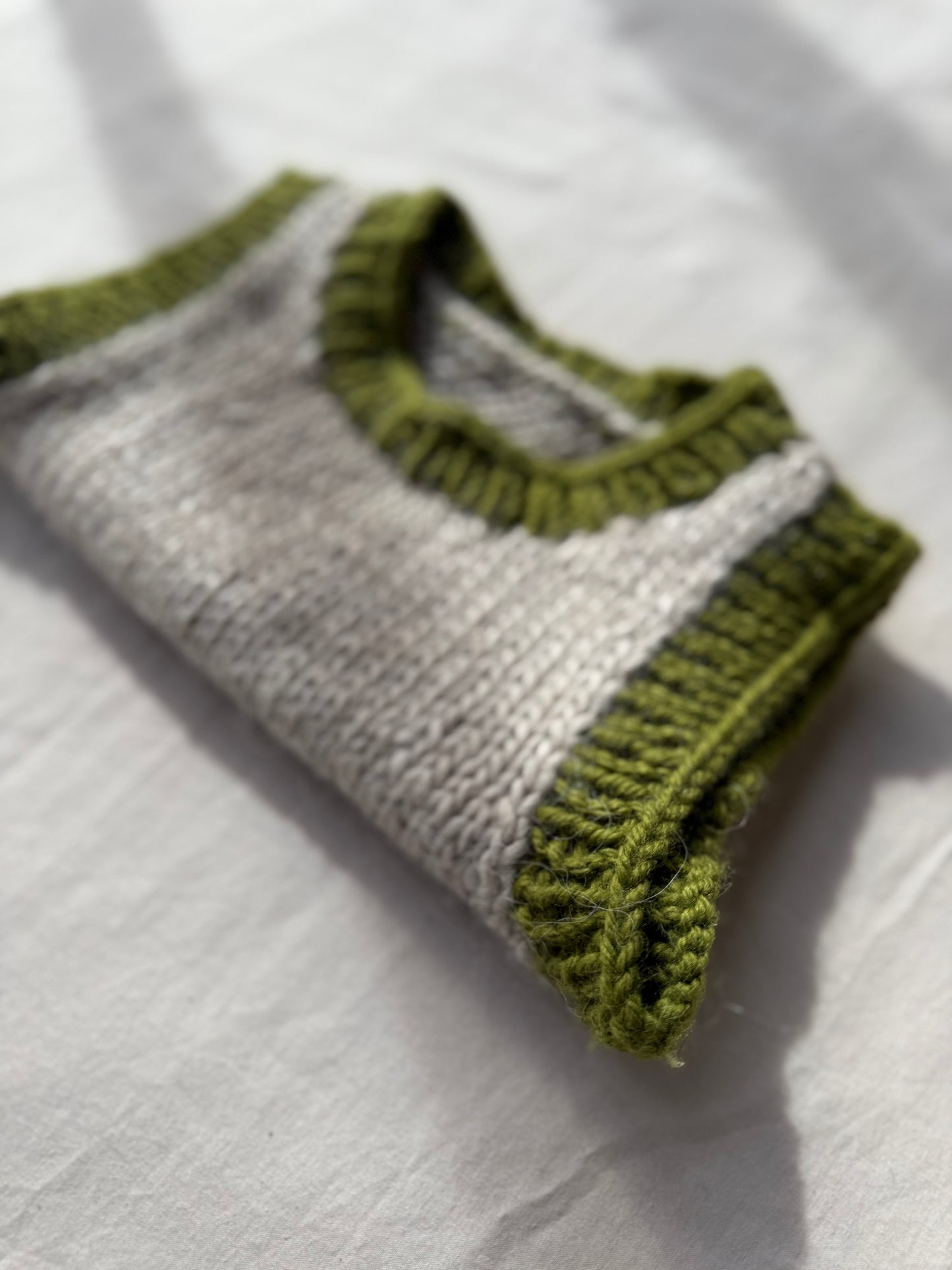 Embrace Vest - Moss & Cloud (Size 1-2)
