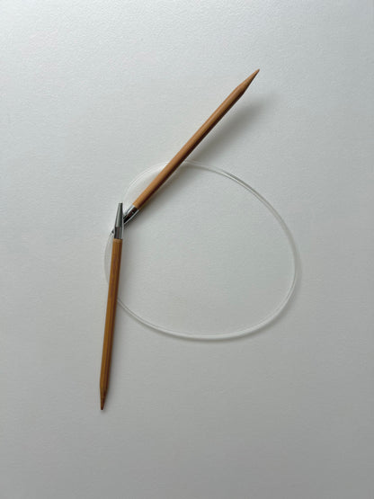 Fixed Bamboo Circular Needles - 6mm (100cm)