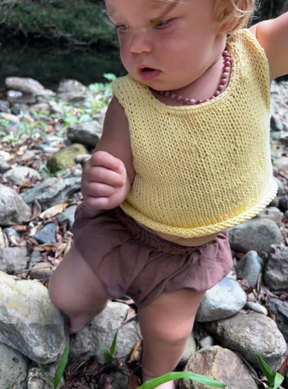 Bloom Crop - Knitting Pattern (PDF Download)