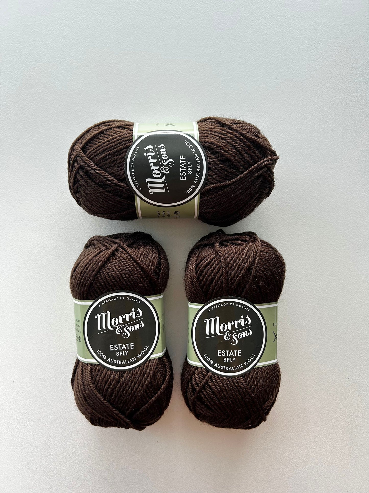 100% Australian Wool - Dark Dijon