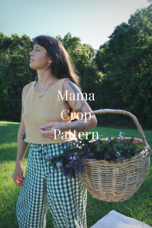 Mama Crop - Knitting Pattern (PDF Download)