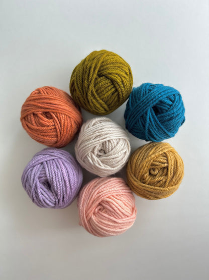 100% Hand Dyed Wool -Nymph