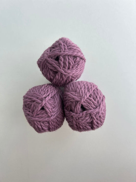 100% Baby Alpaca - Mulberry Cream